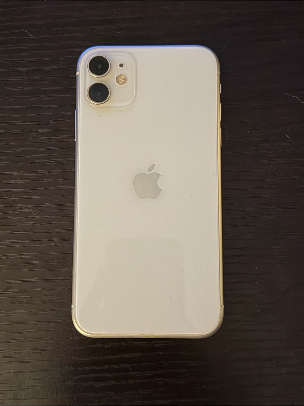 Apple White iPhone with Dual Camera
